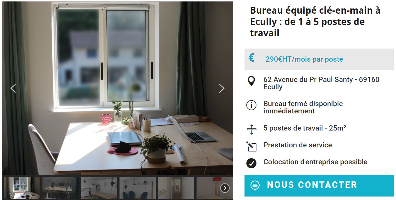 Bureau Ferme A Ecully Mix Coworking