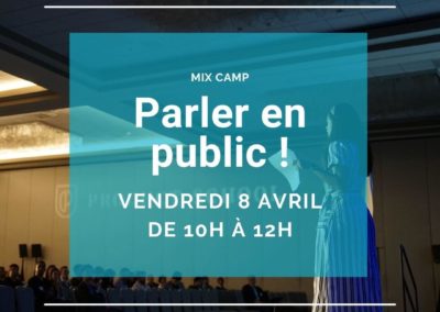 MIX Camp : Parler en public