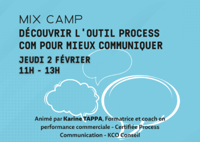 MIX CAMP – Mieux communiquer : L’outil Process Communication®
