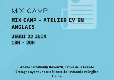 MIX CAMP – Atelier CV en anglais