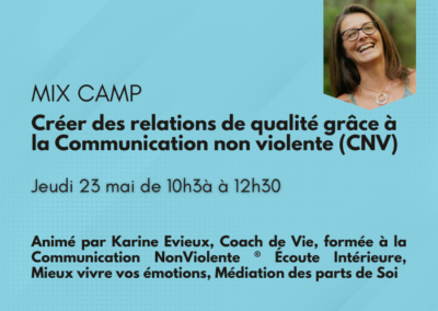 Créer des relations de qualité grâce à la Communication non violente (CNV)