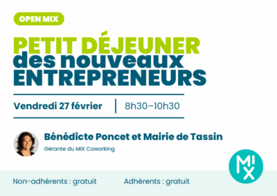Petit déjeuner des nouveaux entrepreneurs de Tassin