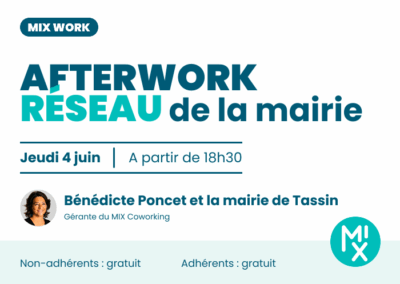 Afterwork réseau avec la mairie de Tassin !
