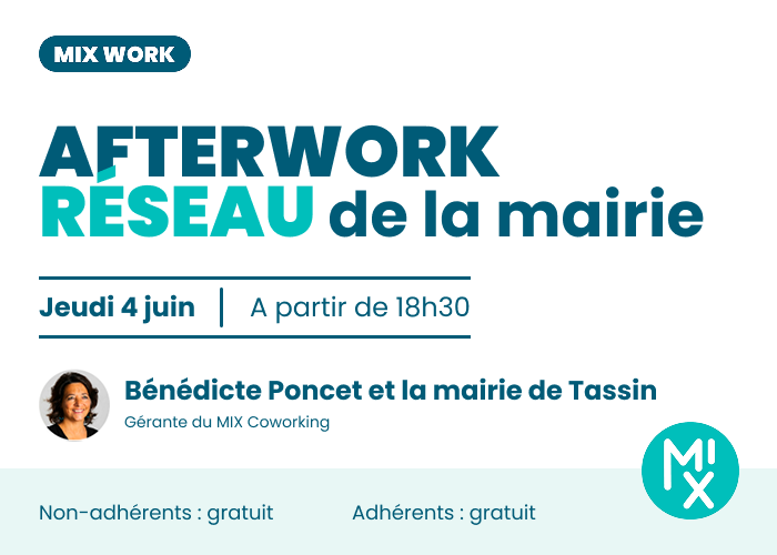 Afterwork réseau avec la mairie de Tassin !